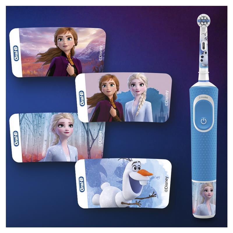 Load image into Gallery viewer, Oral B Power Toothbrush Pro 100 Frozen/Star Wars Pack
