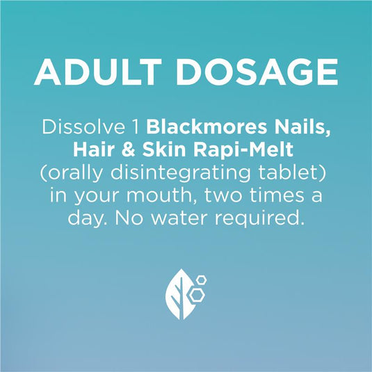 Blackmores Nails Hair+Skin Melt 90 Tablets