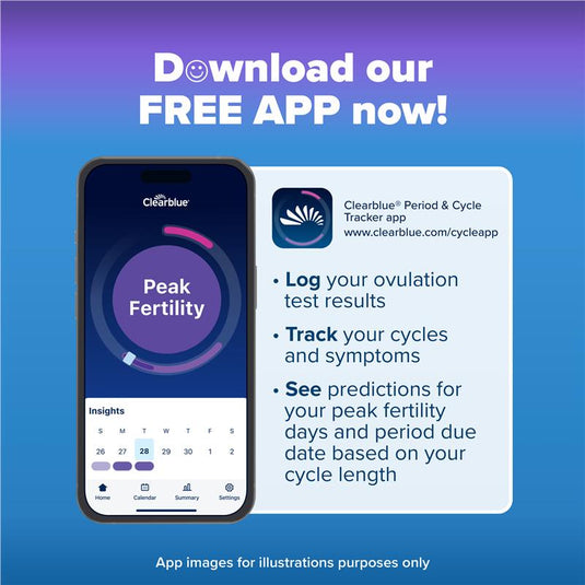 Clearblue Advanced Digital Ovulation Kit Test (Dual Hormone) 10 Pack