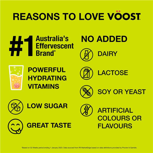 Voost Energy Plus Orange & Mango Effervescent 20 Pack