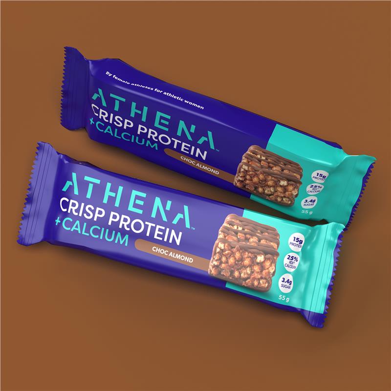 Load image into Gallery viewer, Athena Crisp Protein + Calcium Choc Almond 55g

