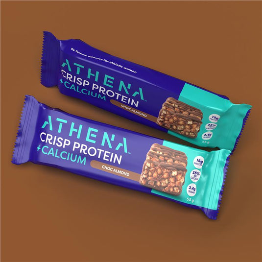Athena Crisp Protein + Calcium Choc Almond 55g