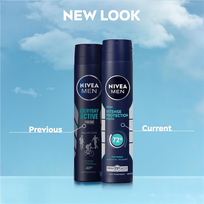Load image into Gallery viewer, NIVEA MEN Deodorant Aerosol Intense Protection Fresh 250ml
