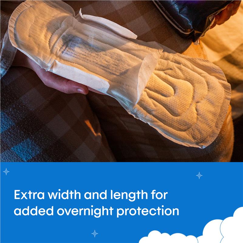 Load image into Gallery viewer, U by Kotex Extra Overnight Pads Wing 10 Pack
