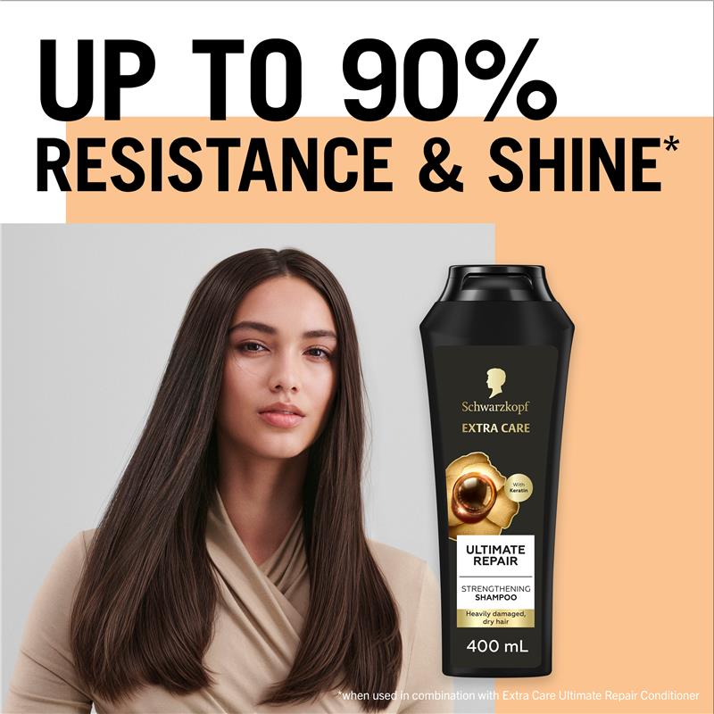 Load image into Gallery viewer, Schwarzkopf Extra Care Ultimate Repair Strengthening Shampoo 400ml

