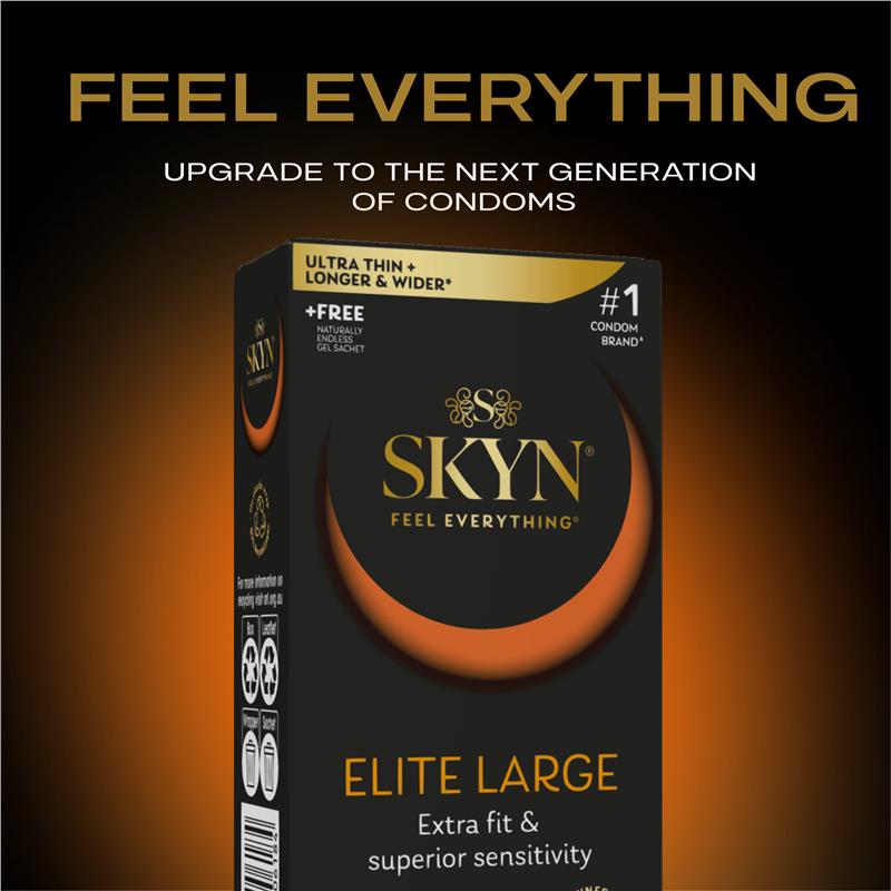 Load image into Gallery viewer, SKYN® Elite Large Condoms 10 Pack
