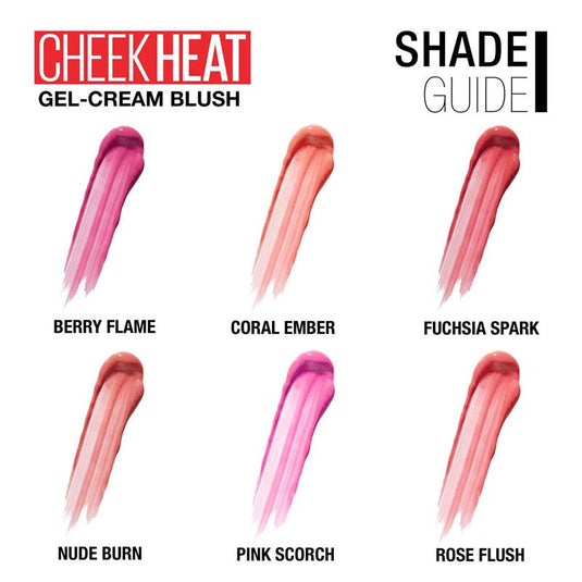 Maybelline Cheek Heat Blush Pink Scorch