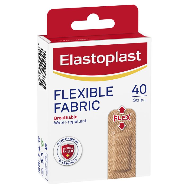 Load image into Gallery viewer, Elastoplast Flexible Fabric Strips 40 Pack
