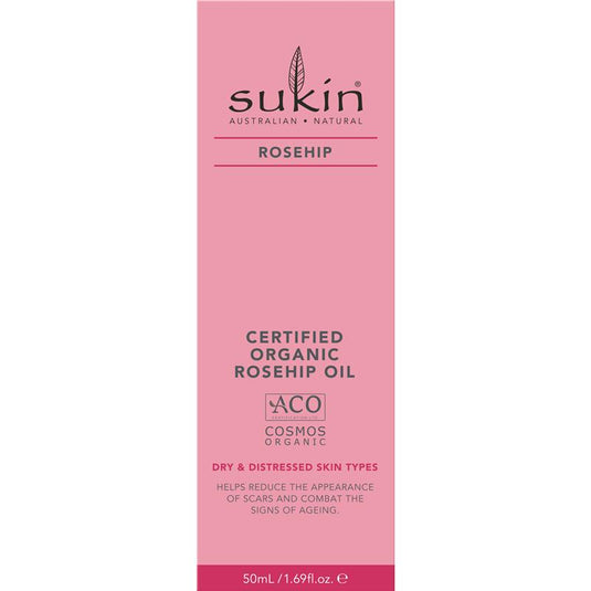 Sukin Certified Organic Rosehip Oil 50ml