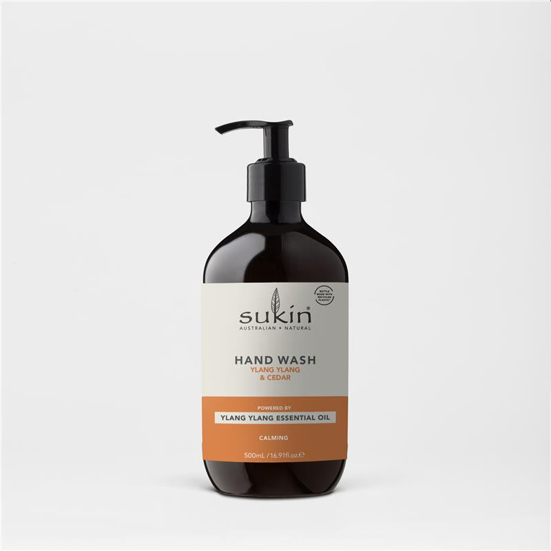 Load image into Gallery viewer, Sukin Cleansing Hand Wash Ylang Ylang &amp; Cedar 500ml
