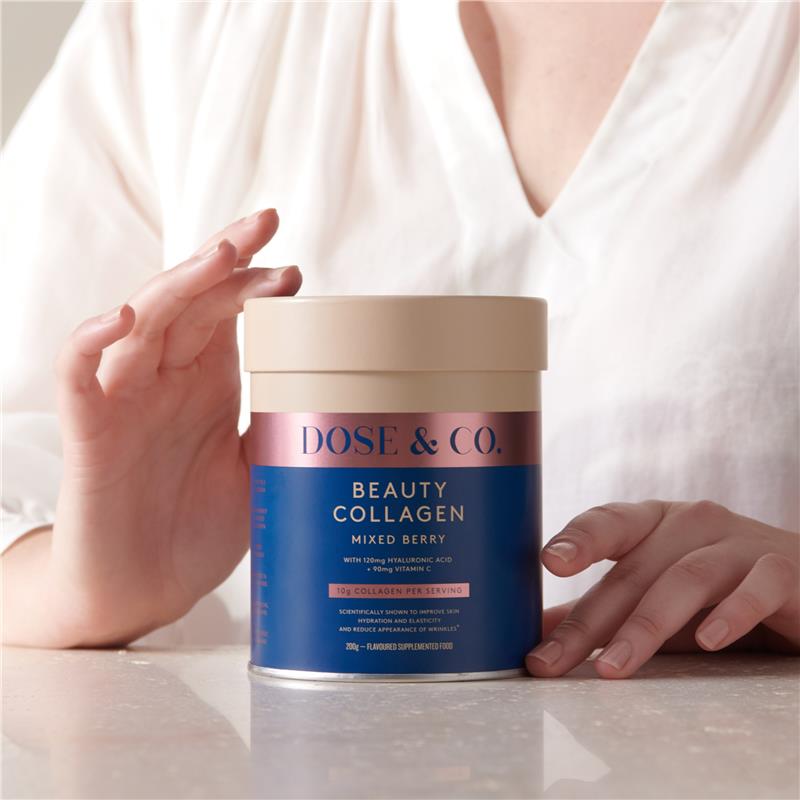 Load image into Gallery viewer, Dose &amp; Co Beauty Collagen Mixed Berry 200g
