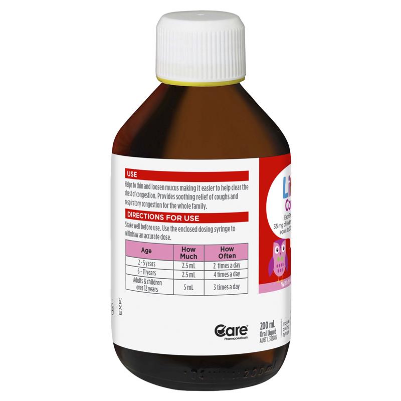 Load image into Gallery viewer, Little Coughs Raspberry 200ml
