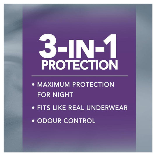 Depend Underwear Realfit Night Defence Female Large 8 Pack