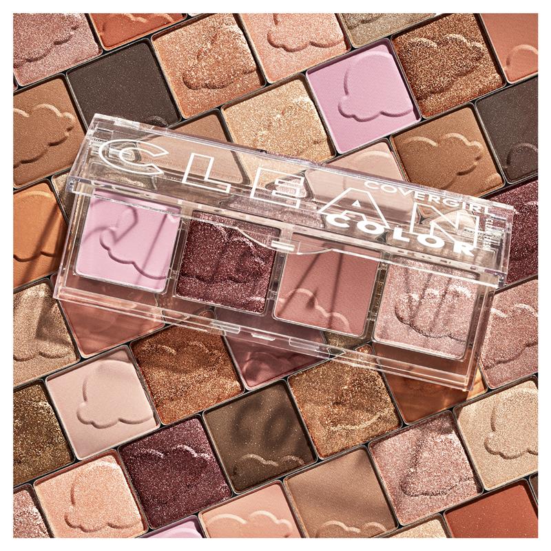 Load image into Gallery viewer, Covergirl Clean Colour Eyeshadow Quad #242 Mellow Mauve
