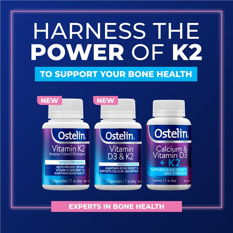 Load image into Gallery viewer, Ostelin Vitamin K2 120 Capsules Exclusive Size
