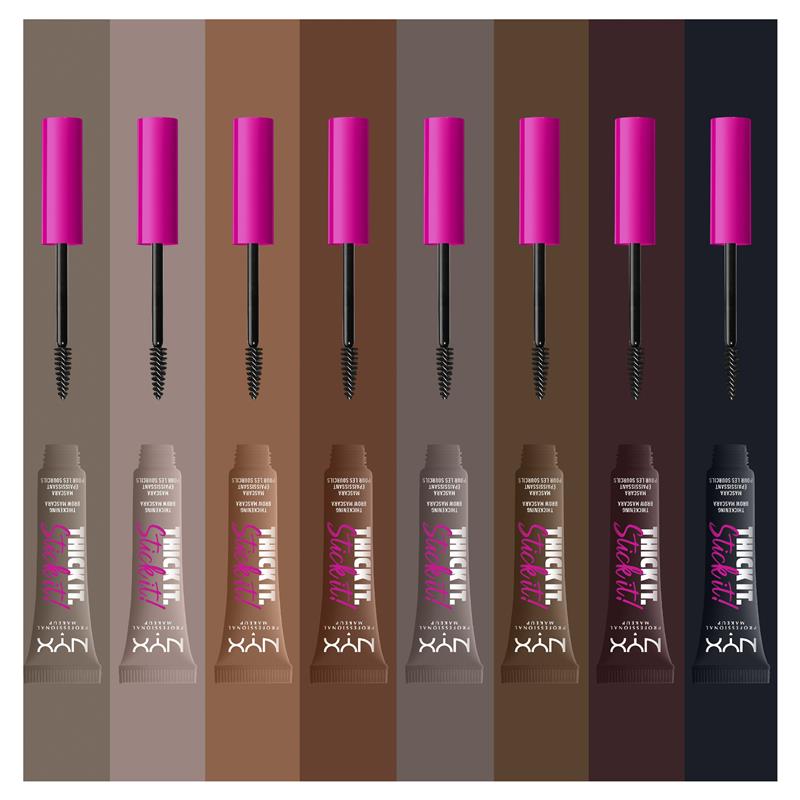 Load image into Gallery viewer, NYX Thick It Stick It Brow Mascara Brunette
