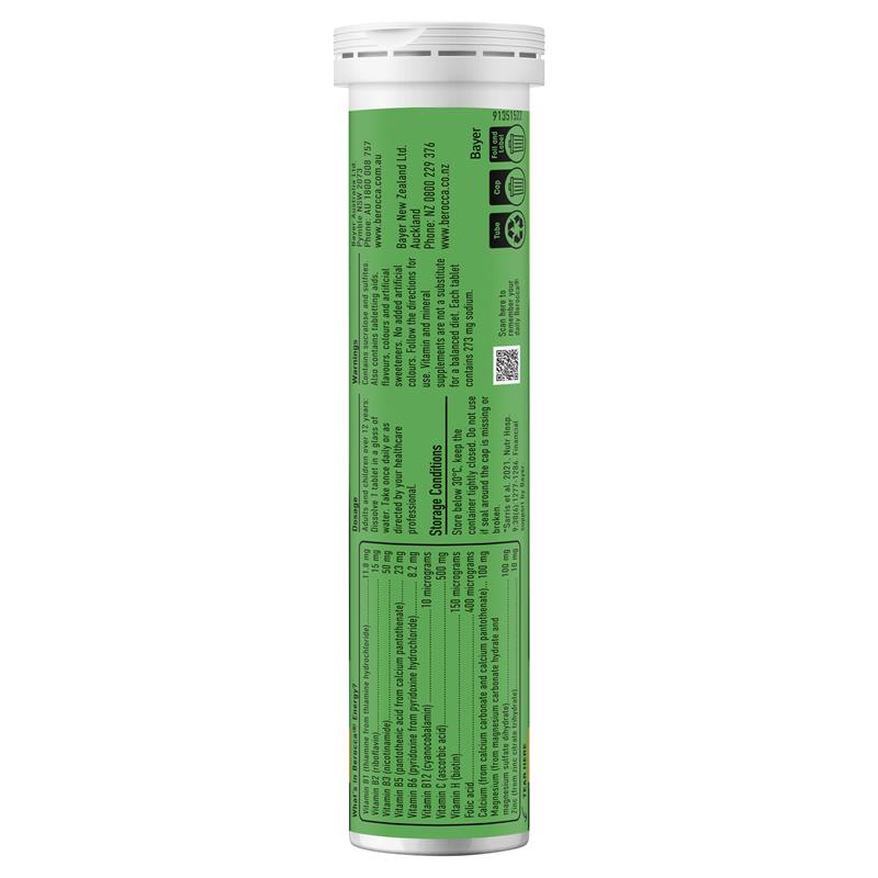 Load image into Gallery viewer, Berocca Energy Orange 15 Effervescent Tablets
