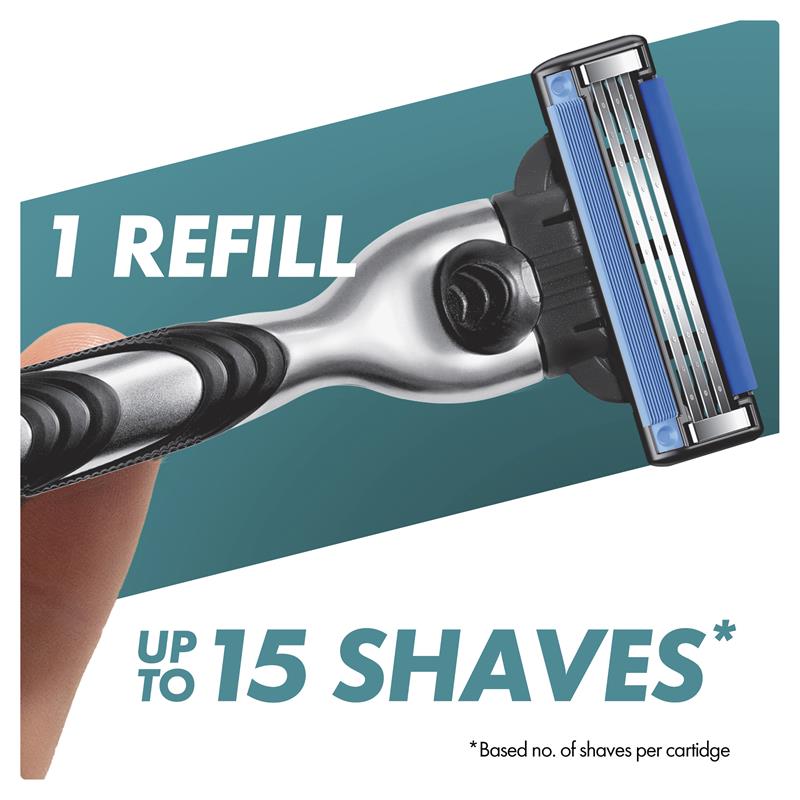 Load image into Gallery viewer, Gillette Mach 3+ Razor 2 Up
