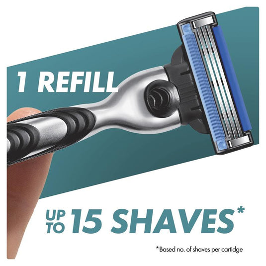 Gillette Mach 3+ Razor 2 Up
