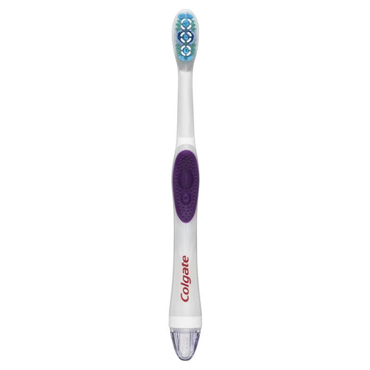 Colgate 360 Optic White Power toothbrush Medium with vibrating & polishing bristles