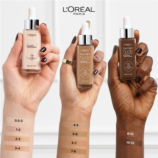 L'Oreal Paris True Match Nude Plumping Tinted Serum 4-5 Medium