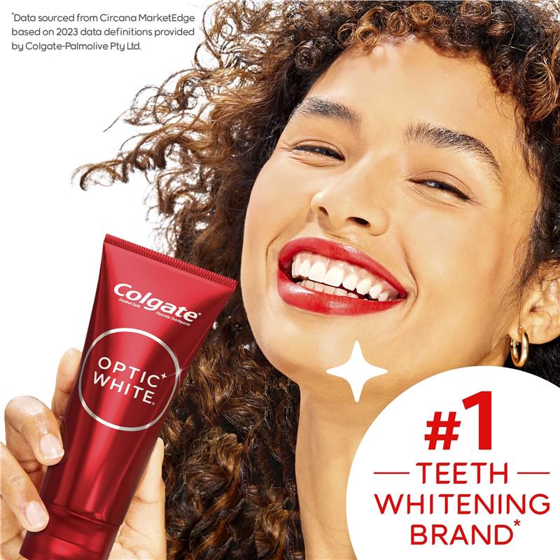 Load image into Gallery viewer, Colgate Toothpaste Optic White Luminous Enamel Strong 85g
