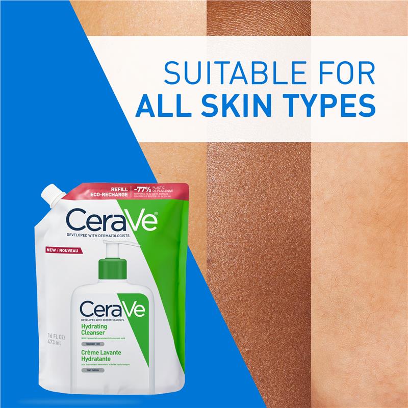 Load image into Gallery viewer, CeraVe Hydrating Cleanser Eco-Recharge Refill 473ml
