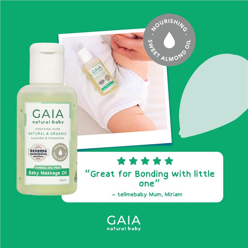 Load image into Gallery viewer, Gaia Natural Baby Massage Oil 125mL
