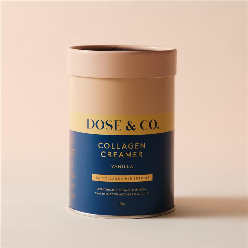 Load image into Gallery viewer, Dose &amp; Co Collagen Creamer Vanilla 340g
