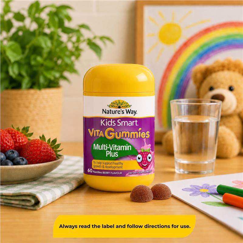 Load image into Gallery viewer, Nature's Way Kids Smart Vita Gummies Multi-Vitamin+ 60 Pastilles
