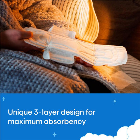 U by Kotex Ultrathin Overnight Regular with Wings Pads 10