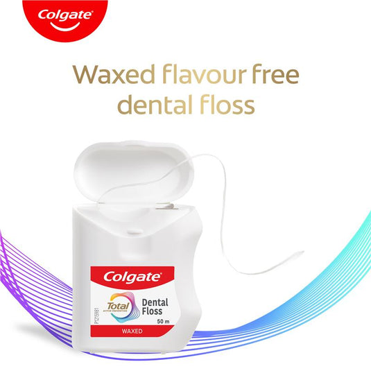 Colgate Total Waxed Dental Floss 50m