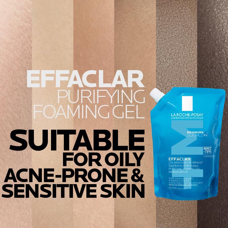 Load image into Gallery viewer, La Roche Posay Effaclar Foaming Gel Moussant Eco Refill 400ml
