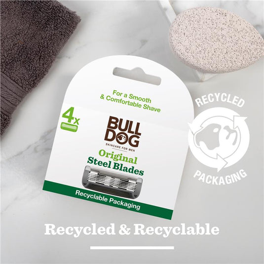 Bulldog Original Steel Blades 4 Pack