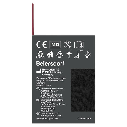 Elastoplast Kinesiology Tape Black 50mm x 5m