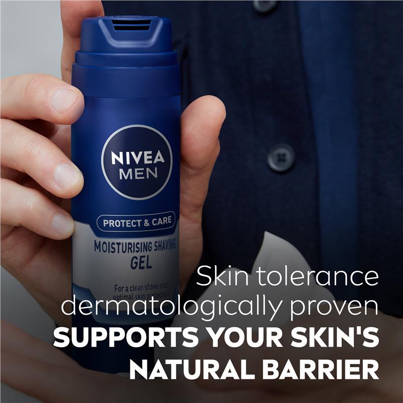 Load image into Gallery viewer, NIVEA MEN Protect &amp; Care Shaving Gel Moisturising 200ml
