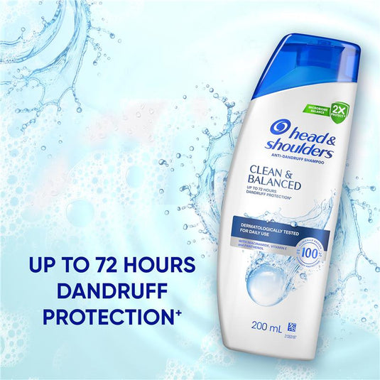 Head & Shoulders Clean & Balanced Anti-Dandruff Shampoo 200mL