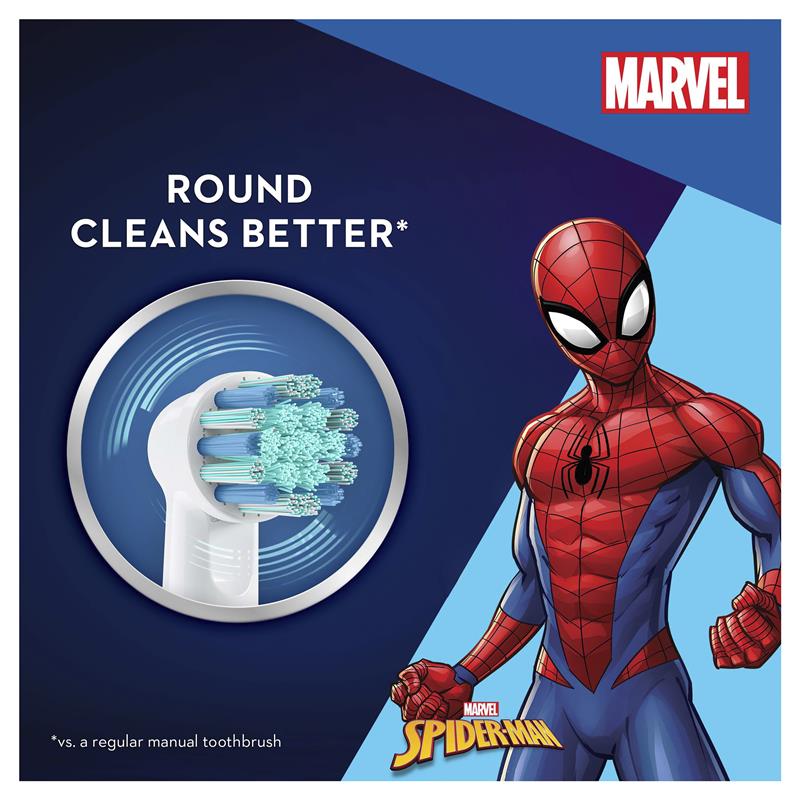 Load image into Gallery viewer, Oral B Power Toothbrush Kids Star Wars/Spiderman Refills 2 Pack
