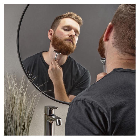 King C Gillette Double Edge Safety Razor + 5 Razor Blades