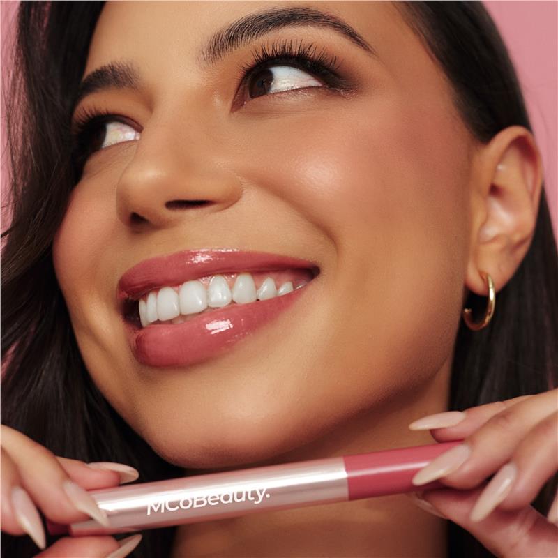 Load image into Gallery viewer, MCoBeauty Glow Lip Plump 4-in-1 Treatment Oil Amelia Berry Mauve
