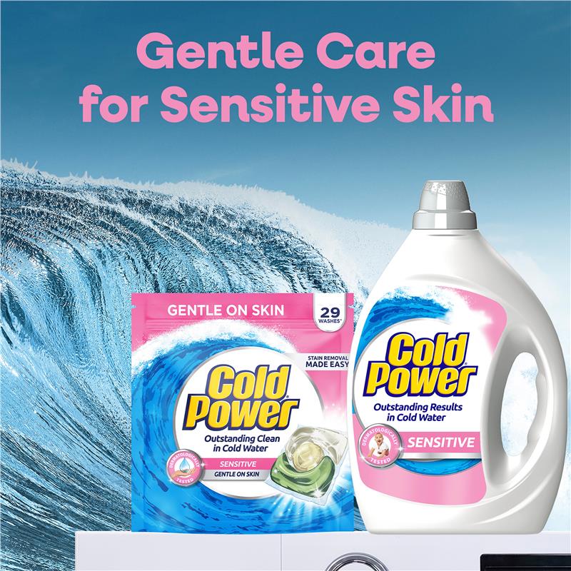 Load image into Gallery viewer, Cold Power Sensitive Pure Clean Laundry Detergent Liquid 2L
