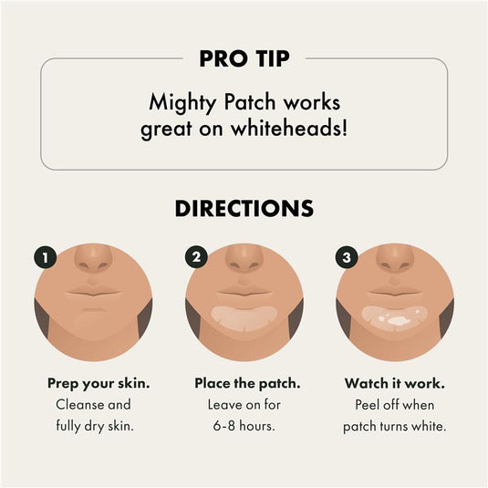Hero Mighty Patch Chin Contoured Pimple Patches 8 Pack