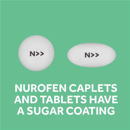 Nurofen Zavance Fast Pain Relief Caplets 256mg Ibuprofen 48 Pack