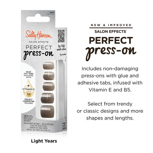Sally Hansen Salon Effects Perfect Press-On Light Years 30 Pieces