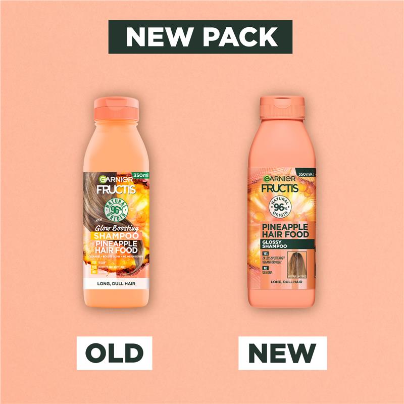 Load image into Gallery viewer, Garnier Fructis Hairfood Shampoo Pineapple 350ml
