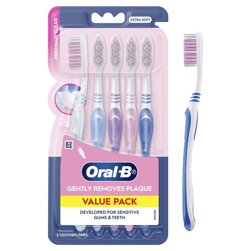 Load image into Gallery viewer, Oral B Toothbrush Precision Clean 5 Pack
