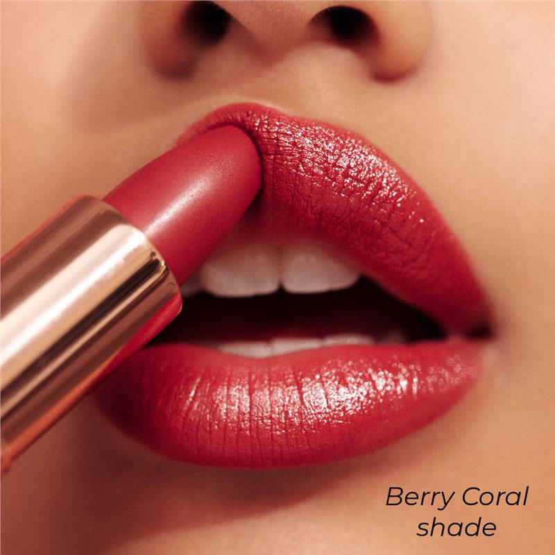 Load image into Gallery viewer, MCoBeauty Creme Matte Luxe Lipstick Luxe Pink
