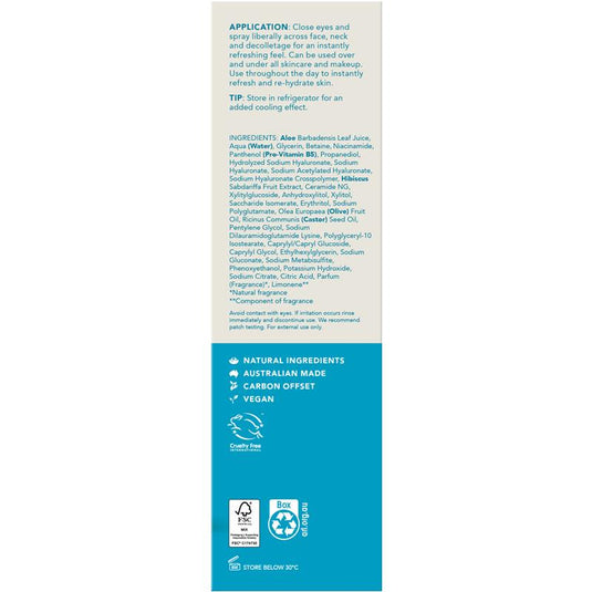 Sukin Aquaboost 3D Hyaluronic Acid Hydration Mist 125ml