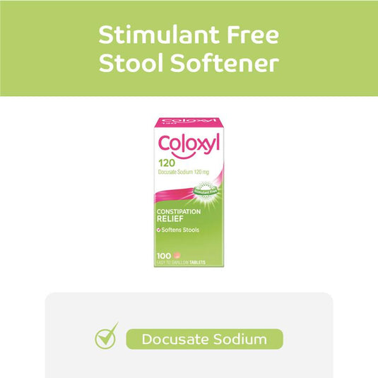 Coloxyl 120mg 100 Tablets Filmcoat