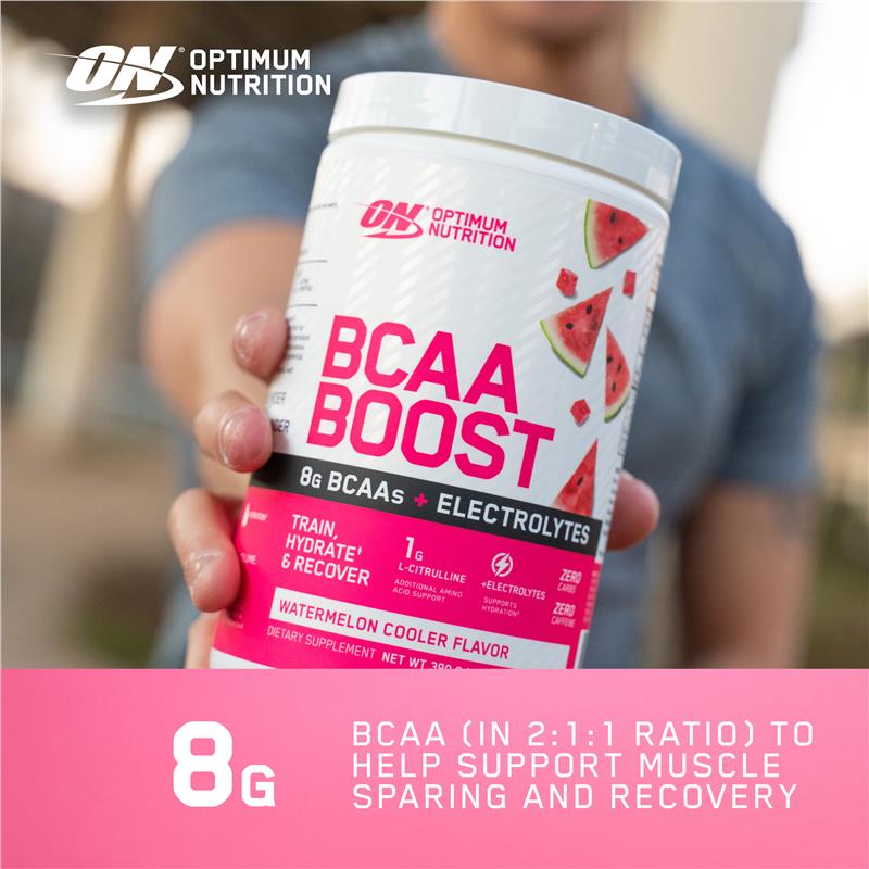 Load image into Gallery viewer, Optimum Nutrition BCAA Boost Watermelon 390g
